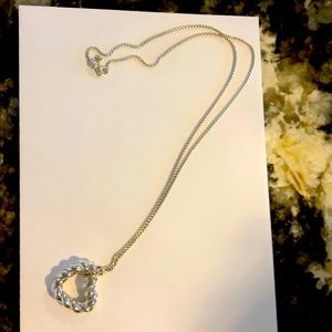 David Yurman heart necklace